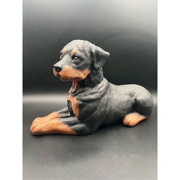 Vintage Rottweiler Vintage | Art | Vintage Resinrottweiler Dog Statue | Poshmark